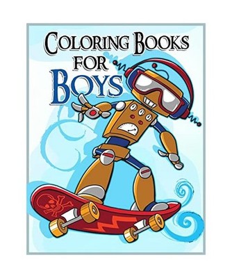 The Brilliant Coloring Book For Boys:: Robot Coloring Book for Kids 