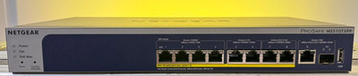 NETGEAR ProSAFE MS510TXPP Multi-Gigabit 10G Switch 19'' Rack-Kit OVP