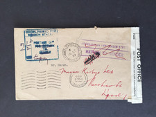 GB 1955 LVERPOOL RETURNED LETTER OFFICE SINGLE RING ON "OFFICIALLY SEALED" COVER