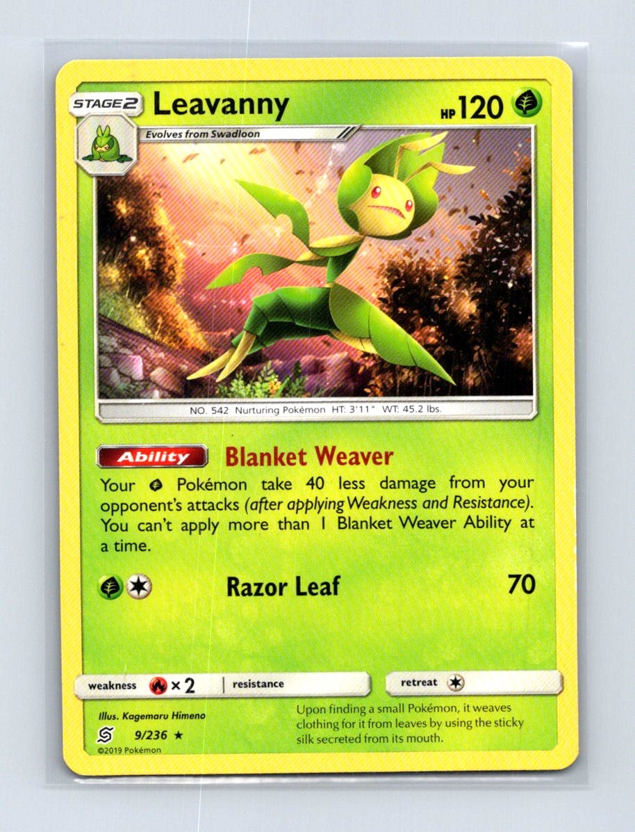 Leavanny 9/236 Rare Unified Minds Pokemon Lightly Played