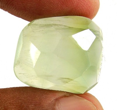 28.95 CT Natürlich Grün Prehnit Lose Edelstein Rose Schliff Drahtgeflecht Stein