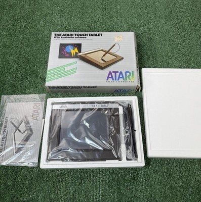 Vintage Atari CX77 Touch Tablet w/ AtariArtist 400/800XL BRAND NEW / NEVER USED