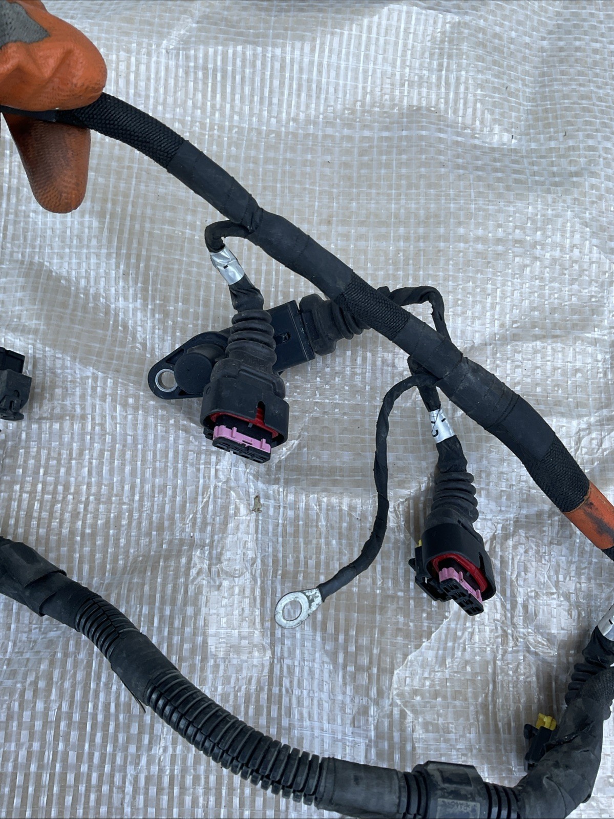 14-17 MASERATI GHIBLI SQ4 3.0L V6 ENGINE MOTOR ECU WIRING  HARNESS OEM 26K