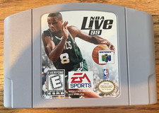 NBA Live 99 Game Cartridge  (Nintendo 64 N64) Madden 2002 + NFL QB 98 - Clean