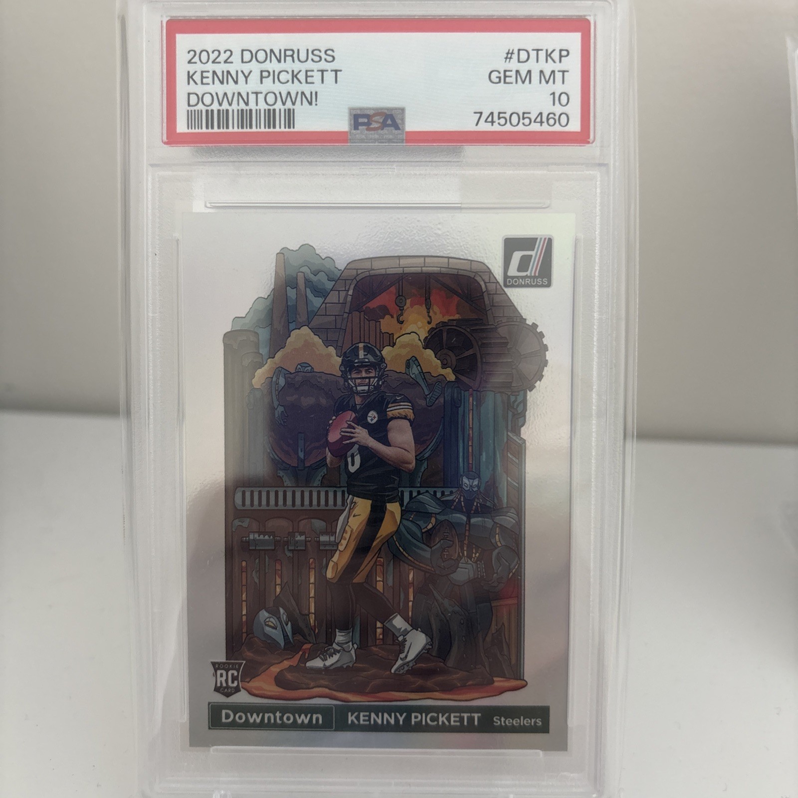 2022 kenny pickett donruss downtown PSA 10
