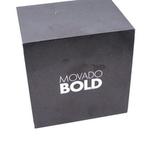Boite montre Movado audacieuse avec livret pour pièces seulement abîmée