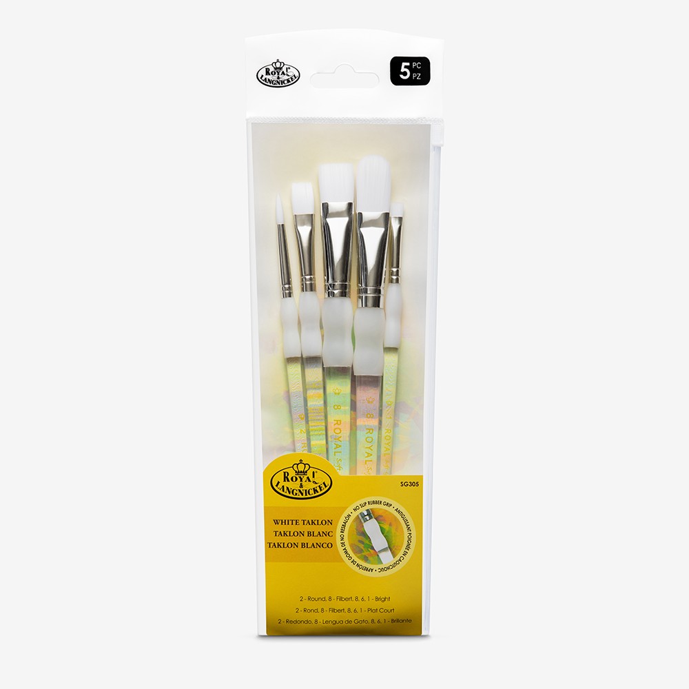 Royal & Langnickel : Soft Grip Brush Taklon Set