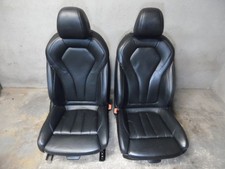 2017-2020 Bmw 540i M Sport Front Leather Power Bucket Seats Rh Lh Black Oem