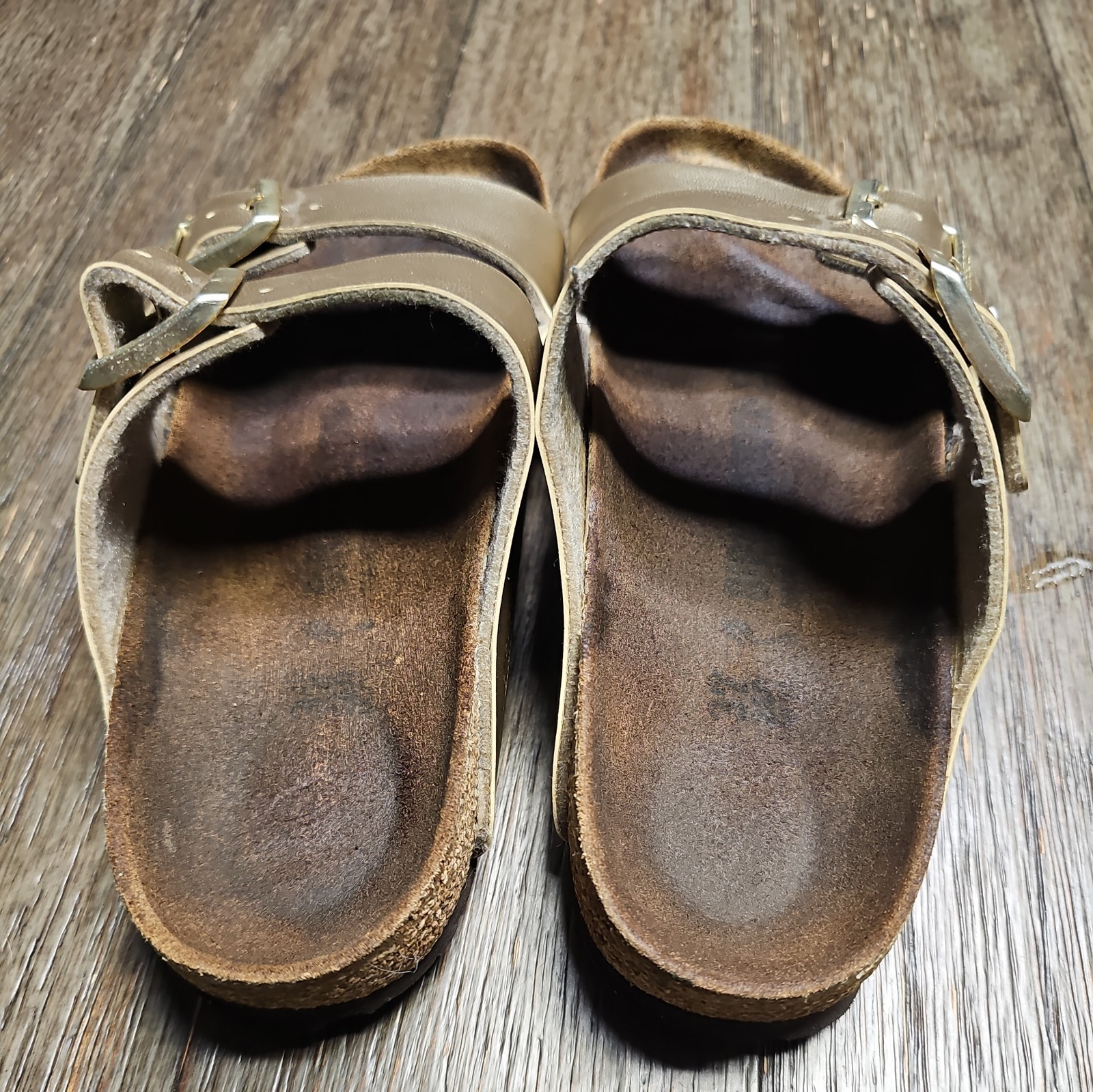 PANTOFOLA D’ORO Pantofole Birkenstock Arizona in pelle taglia 37 6 5 w prodotte in Germania