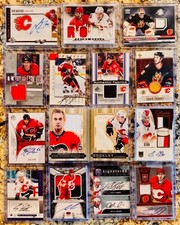 14 Calgary Flames Game-Used Jersey Patch Autograph Auto Booklet Rookie Relics 🚨
