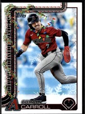 2025 Topps Holiday #H158b Corbin Carroll