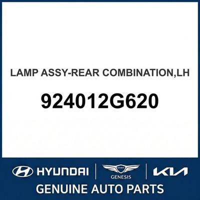 2008-2010 Kia Optima Lampenbaugruppe hinten Kombination OEM neu 924012G620