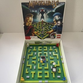 LEGO MINOTAURUS Buildable Board Game 3841 100% Complete W/ Manual Box