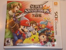 Super Smash Bros Nintendo 3DS Authentic NO GAME / Fast Shipping / USA Version
