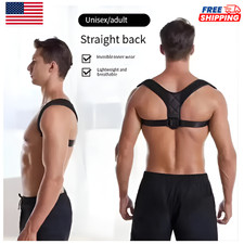 Posture Corrector Adjustable Back Brace Shoulder Support Clavicle Belt Men Women