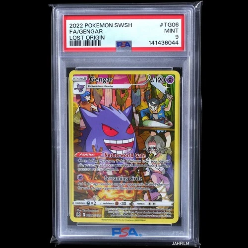 PSA 9 2022 POKEMON SWORD & SHIELD LOST ORIGIN #TG06 FA GENGAR TG06/TG30