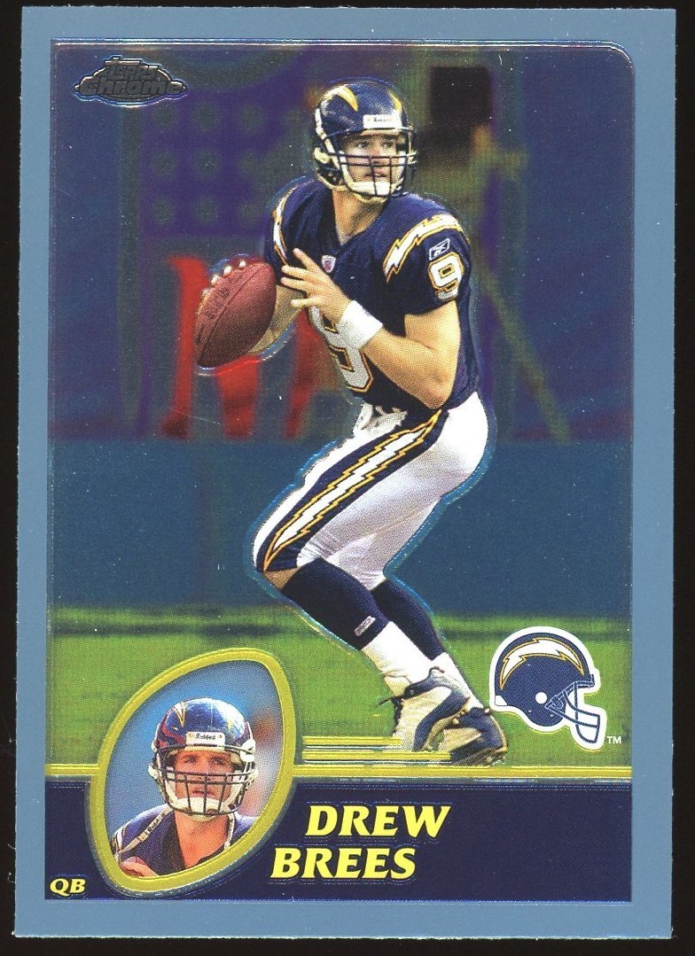 2003 Topps Chrome Drew Brees #65