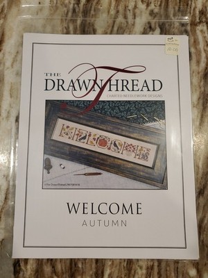 The Drawn Thread Cross Stitch Chart - Welcome Autumn