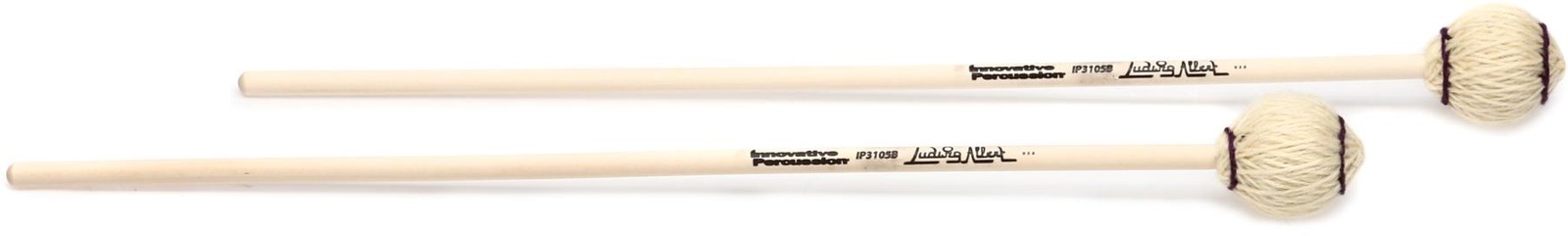 Инновационные ударные молотки для маримбы IP3105B Ludwig Albert Medium - темно-белые 8990₽