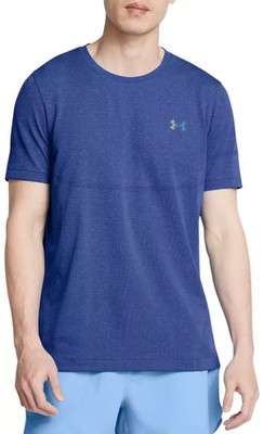 UNDER ARMOUR Herren blau Vanish nahtlos Elite T-Shirt Large neu mit Etikett C3827