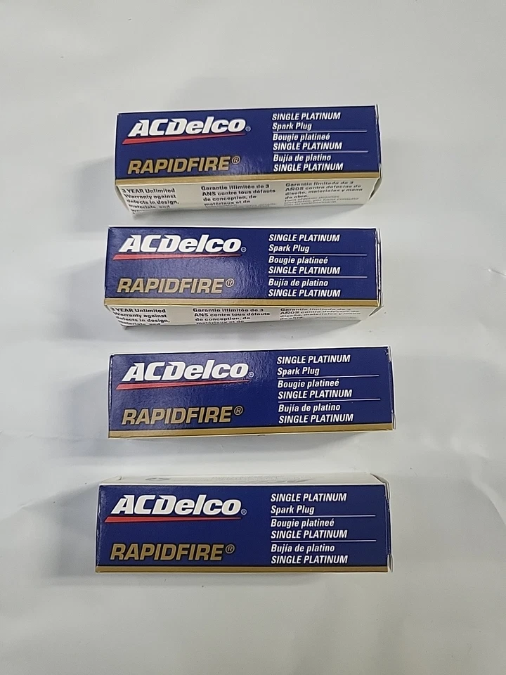 (QTY 4) ACDelcoRAPIDFIRE 19308032 #12 Platinum Spark Plug for 2017 Aston Martin - Image 3 of 4