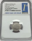 2021-S Roosevelt Proof Dime **NGC PF70 Ultra Cameo**