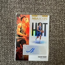 Panini 2019-20 NBA Hoops Hot Signatures Isaiah Roby Mavericks Autograph