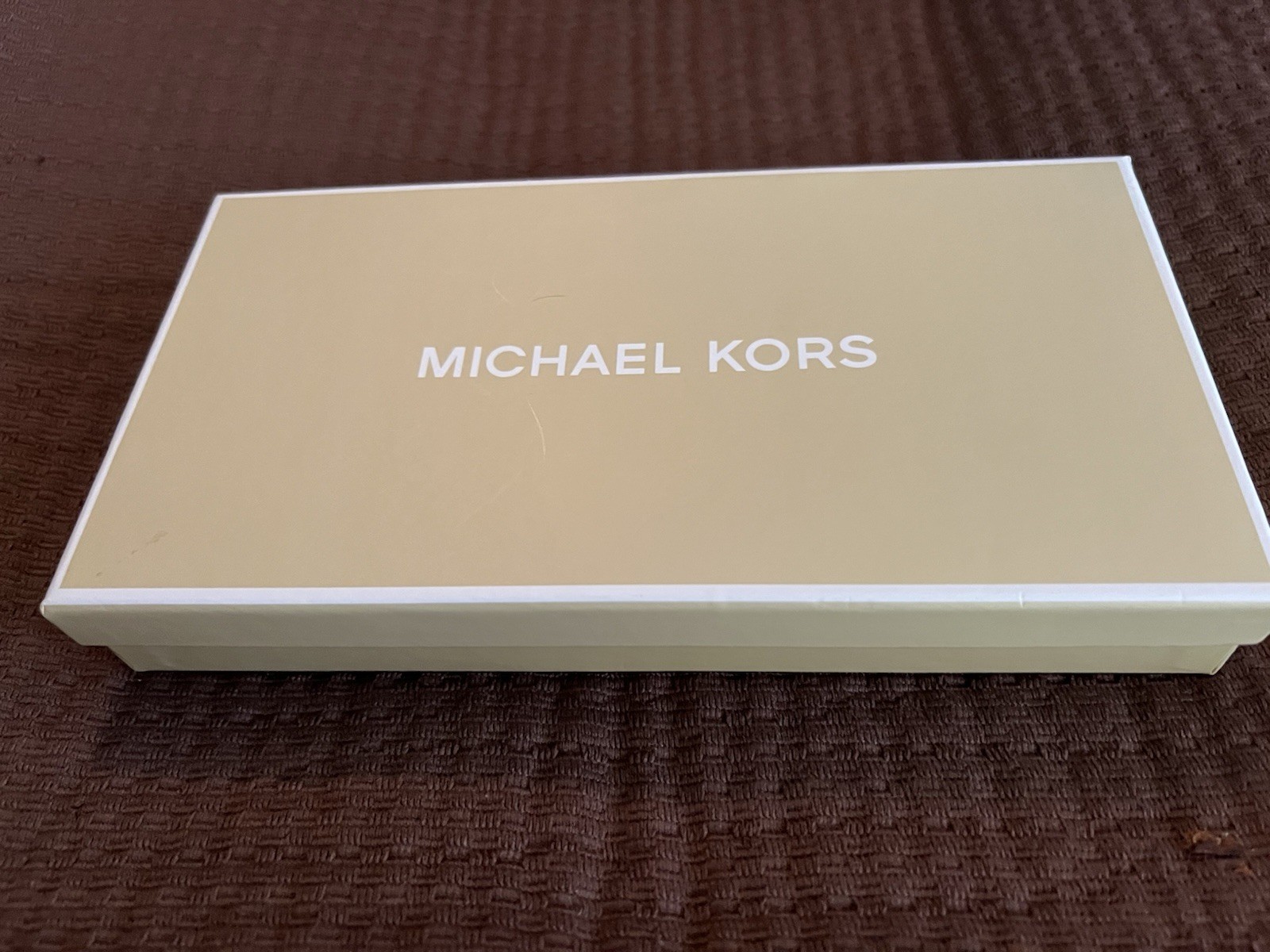 Michael Kors Blue Leather Zip Around Wallet