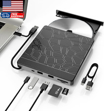 External Blu-ray Drive 5-in-1 USB 3.0  Type-C BD Reader DVD/CD Burner with...