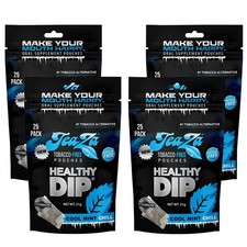 Teaza Energy Herbal Healthy Pouch - Cool Mint Chill 4pk Bags Free Shipping