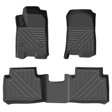 All Weather Floor Mats for 2023-2024 Chevrolet Colorado Crew Cab, 3D Heavy Duty