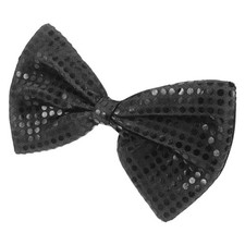 Costume Bow Tie Sequin Bowtie Large Evening Ties for Party Decor