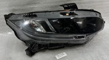 2019 2020 2021 Honda Civic Oem Black Headlight Right Passenger Halogen Wled
