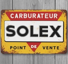 Solex Carburateur 8 x 12 Vintage Novelty Metal Sign Made In USA
