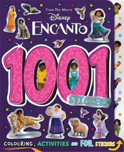 Disney Encanto: 1001 наклейка (в мягкой обложке) из фильма (ИМПОРТ из Великобритании)