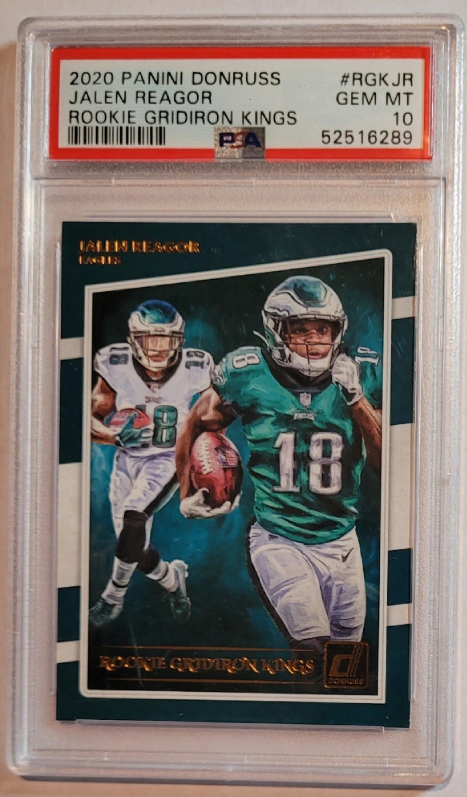 Jalen Reagor Panini Donruss Gridiron Kings #RGKJR Base