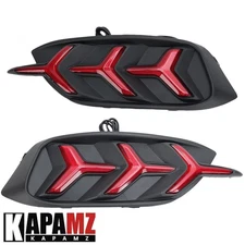 For Honda Civic Sedan 2016-2021 LED Rear Bumper Reflector Tail Lights Brake Lamp