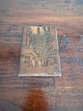 Antique Wood Print Press Block A8