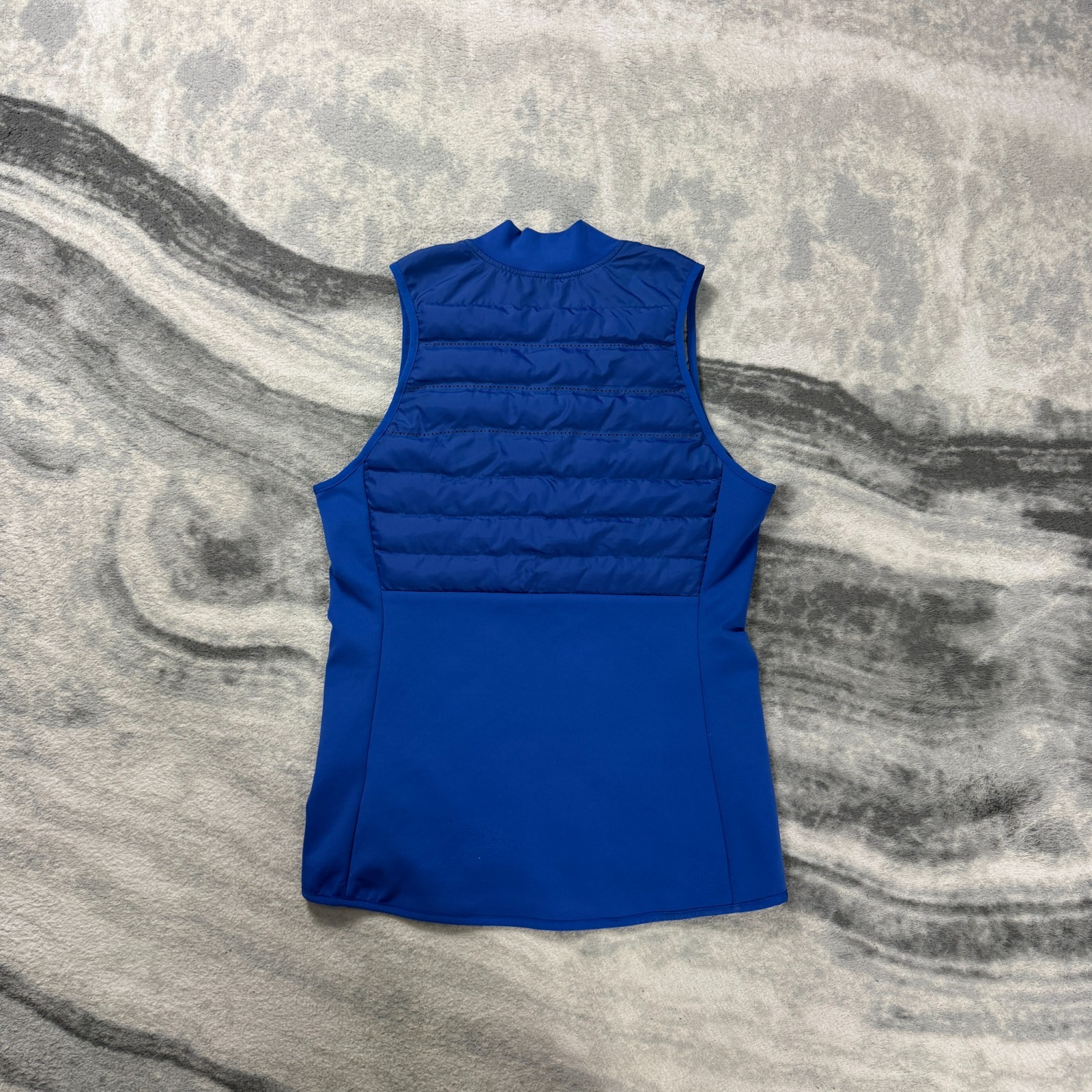 Nike Golf Aeroloft Fill Blue Sz Small Reflective Running Vest Body Warmer Gilet image 6