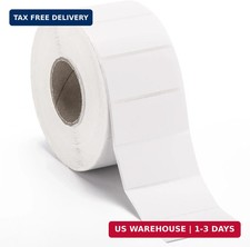 2000 Pcs White Labels Stickers to Write On 2 x 1 Inch, Waterproof and Oil Resist