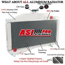 2 Row Aluminum Radiator Fits 1955-1971 1958 1960 Morris Minor 1000 948 1098 MT.