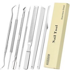 7 Pcs Ingrown Toenail File and Lifters Set, Stainless Steel Ingrown Toenail Remo