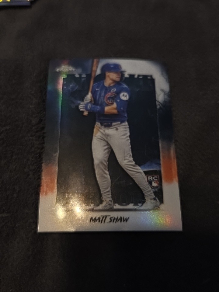 2025 Topps Chrome Update Series - Night Terrors Matt Shaw #NT-20 (RC)