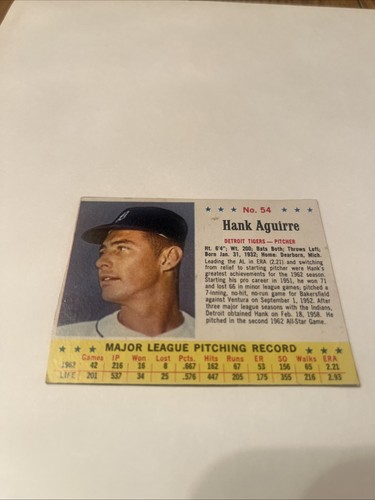 1963 Hank Aguirre #54