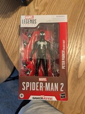 Hasbro Marvel Legends Spider-Man 2 Peter Parker Black Suit w Alt Hands