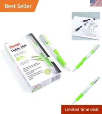 Fast Side-Advance 0.7mm Mechanical Pencils - Green Accents, Box of 12 for Adults