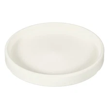 5.5 Inch Round Ceramic Plant Saucers, Beige