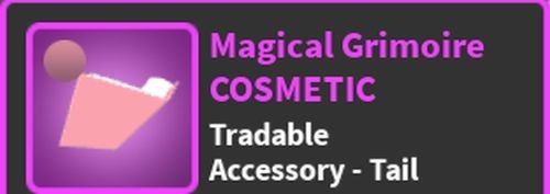 Roblox World Zero WZ - MAGICAL GRIMOIRE - PASTEL HEX ITEMS