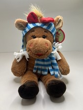 Build-A-Bear Holly Moose With Hat Scarf 11th in Series Collectifriend