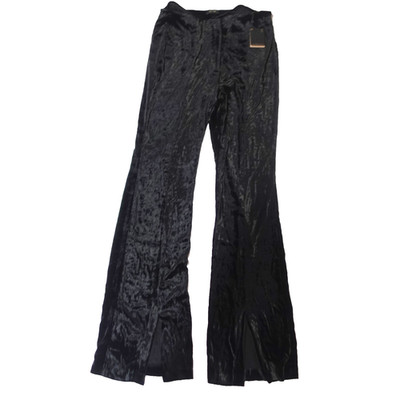 Massimo Dutti Velvet Wide Leg Trousers Size 4